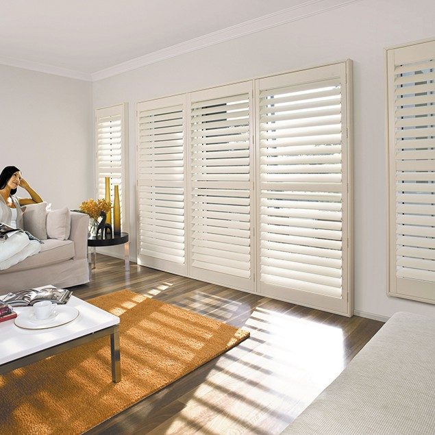 timber interior shutters hinged